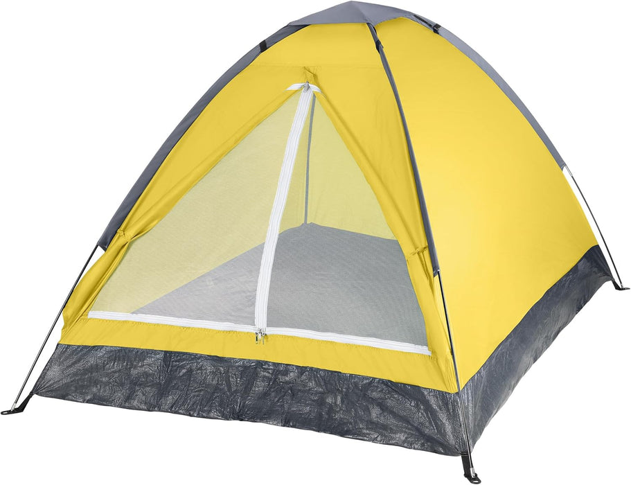 Tente de camping pour 2 personnes avec double toit et sac de transport – Tente d'extérieur légère pour la randonnée, la randonnée ou la plage par Wakeman Outdoors