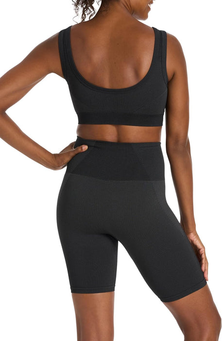 PUMA womens 2 Piece Seamless Active Stretch Tank & Short Set