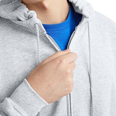 Hanes, Ecosmart Fleece Full-zip Hoodie for Men, Hooded Sweatshirt