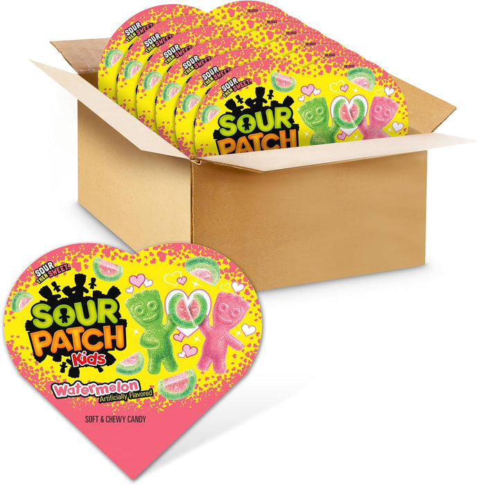 SOUR PATCH KIDS Watermelon Soft & Chewy Valentines Day Candy, Bulk Candy