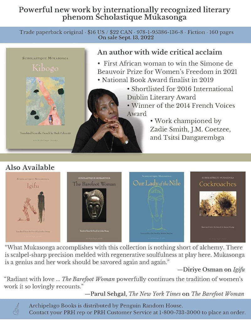 Kibogo Paperback |September 13, 2022 |by Scholastique Mukasonga