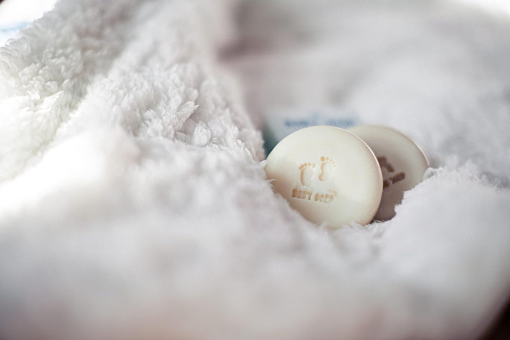 Relaxcation Unscented Baby Soap Bar - 4 Simple Ingredients - ORGANIC Coconut Oil, Olive and Castor Oil, and Moisturizing Cocoa Butter - All Natural Cold Process Soap Bar For Newborn, Baby, Kids