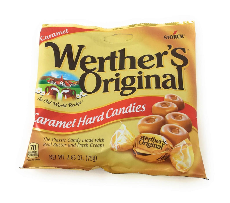 Werthers Bundle (4 Items) Variety Pack (Original Hard Candies|Chewy Caramels|Creamy Caramel FilledCaramel Apple Filled)