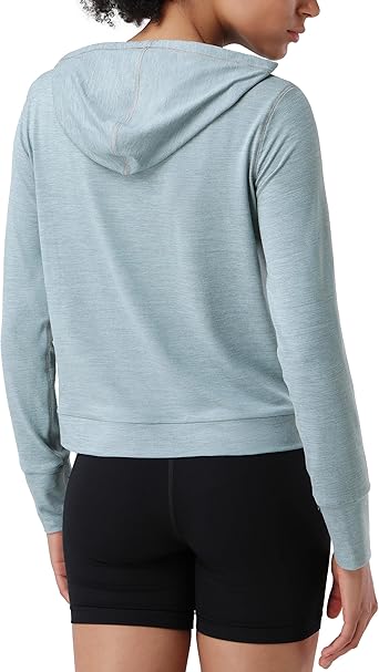 Pioneer Camp Women's Lightweight Hoodies Pullover Thin Soft Gym Hooded Sweatshirt Workout Athletic Running Yoga Casual Tops