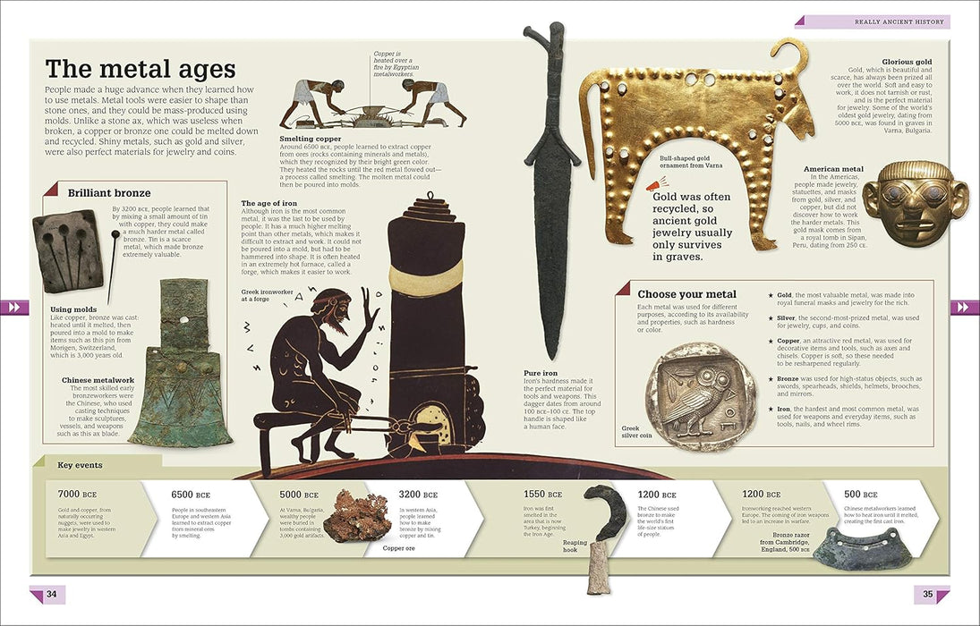 History Year by Year: The History of the World, from the Stone Age to the Digital Age (DK Children's Year by Year) Hardcover – August 19, 2013