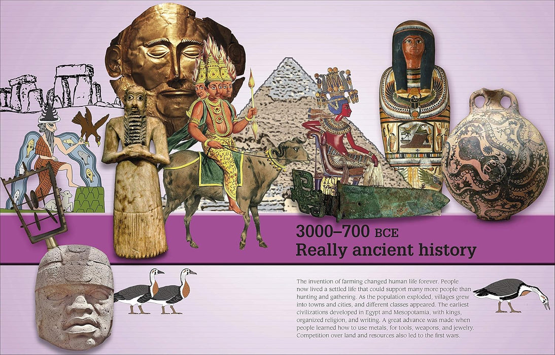 History Year by Year: The History of the World, from the Stone Age to the Digital Age (DK Children's Year by Year) Hardcover – August 19, 2013