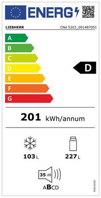 Frigorífico congelador Liebherr Pure NoFrost 70/30 | CND5203 