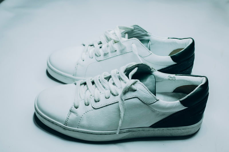 Casual low-top lace-up sneaker|men's white low-top casual sneakers