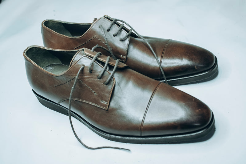 Lindbergh Business shoes in brown leather|Business shoes / Cap-toe derby