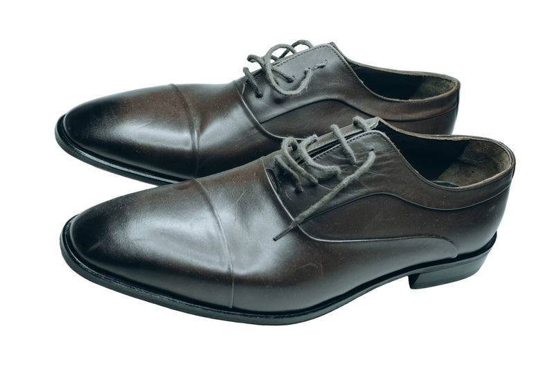 Mazaca Men's Cap Toe Oxford Hand Made Shoes in a brown color|Made from 100% genuine leather upper, lining, and insole|Neolite|formal and semi-formal events, including business meetings, weddings, and parties.