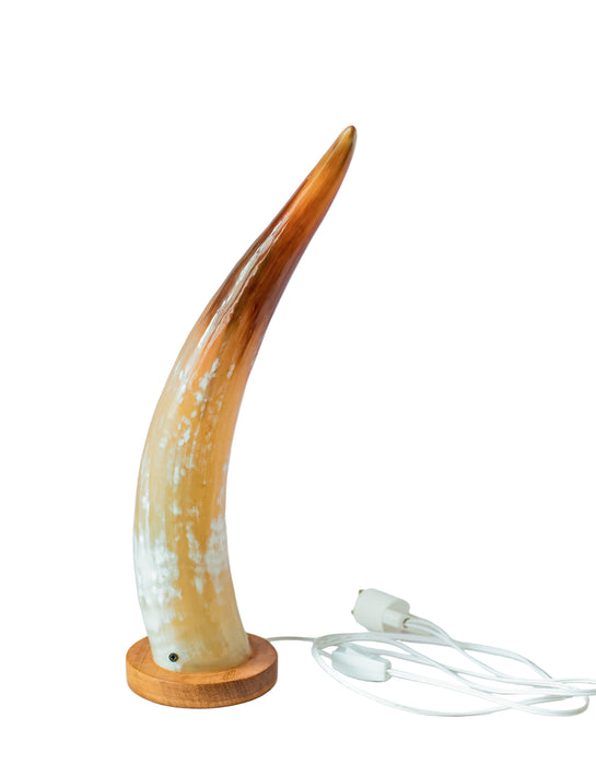 Decorative lamp shaped large Cow horn