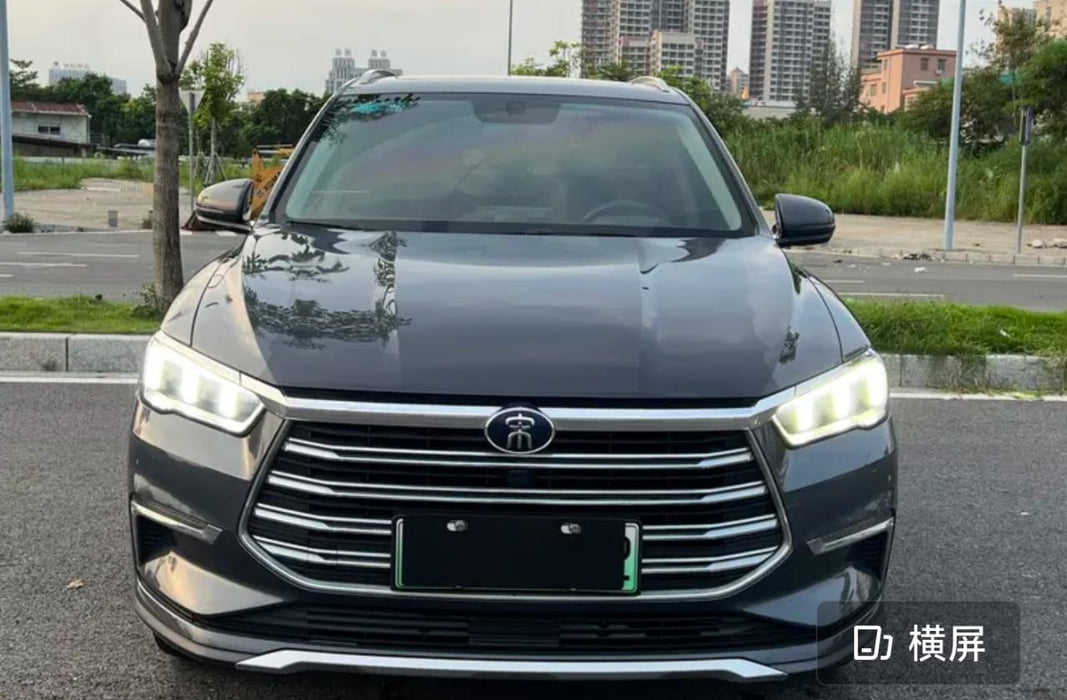 Black electrical car