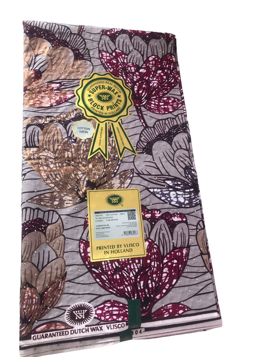 Grand Super-Wax|Guaranteed Dutch Wax VLISCO|Blocks Prints