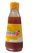 Bottle of Gishwati natural honey with a yellow label on a white background