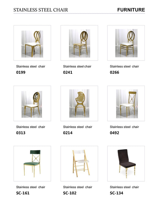 Stainless steel chair
