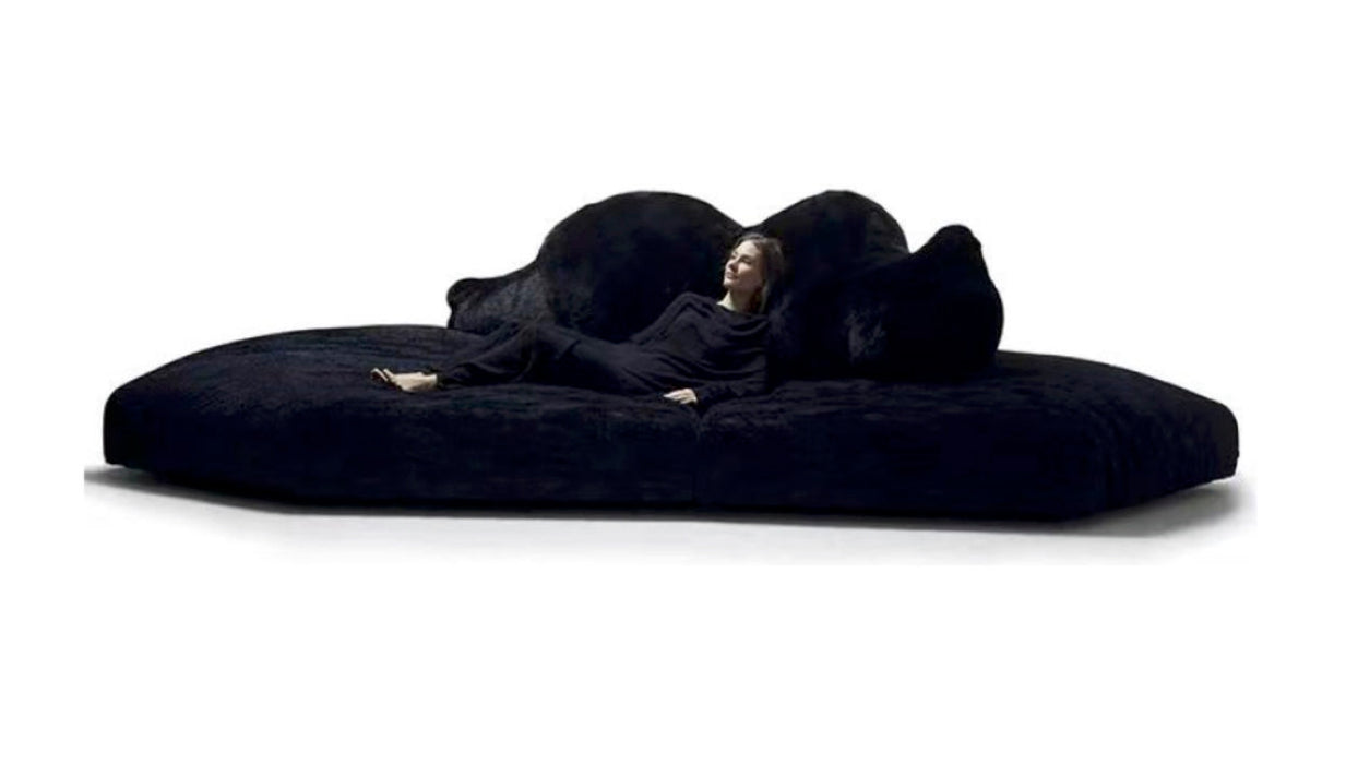 Polar Bear Sofa Villa Large Flat Fabric Large Apartment Lazy Sofa