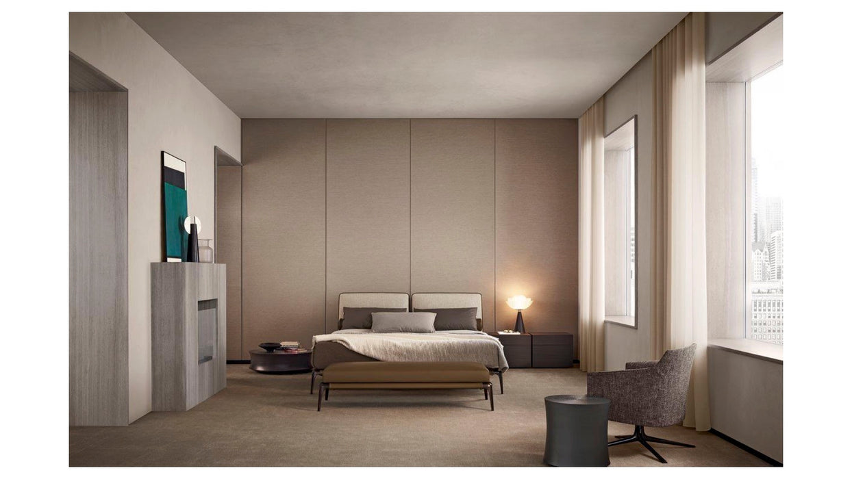 European Simple Style Bedroom Furniture up-Holstered Beds Modern Design Hotel Bed