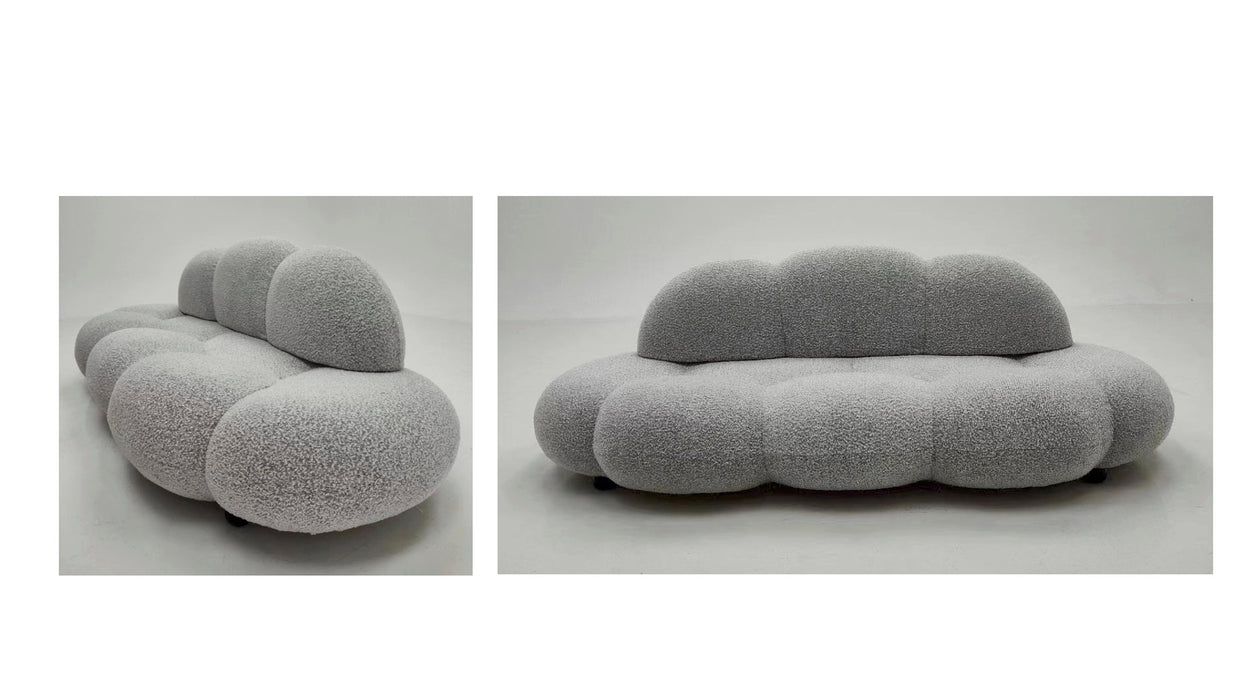 Customized Nordic luxury shaped cloud sofa Chenille fabric B&B small living room leisure creative designer