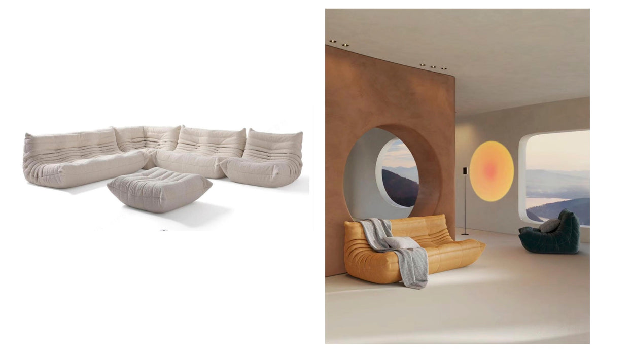 Modern Living Room Sofa Lazy Sofa Sectional Fabric Sofa Velvet Mario Bellini Sofa Togo Sofa Replica for Sale