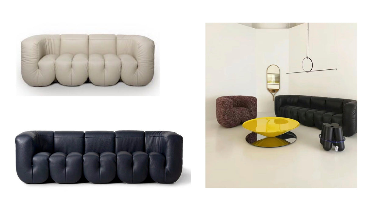 U-Best Designer Creative Module Swiss Desede Top Layer Leather Sofa Minimalist Style for Hall Villa Apartment-Famous DS-707U
