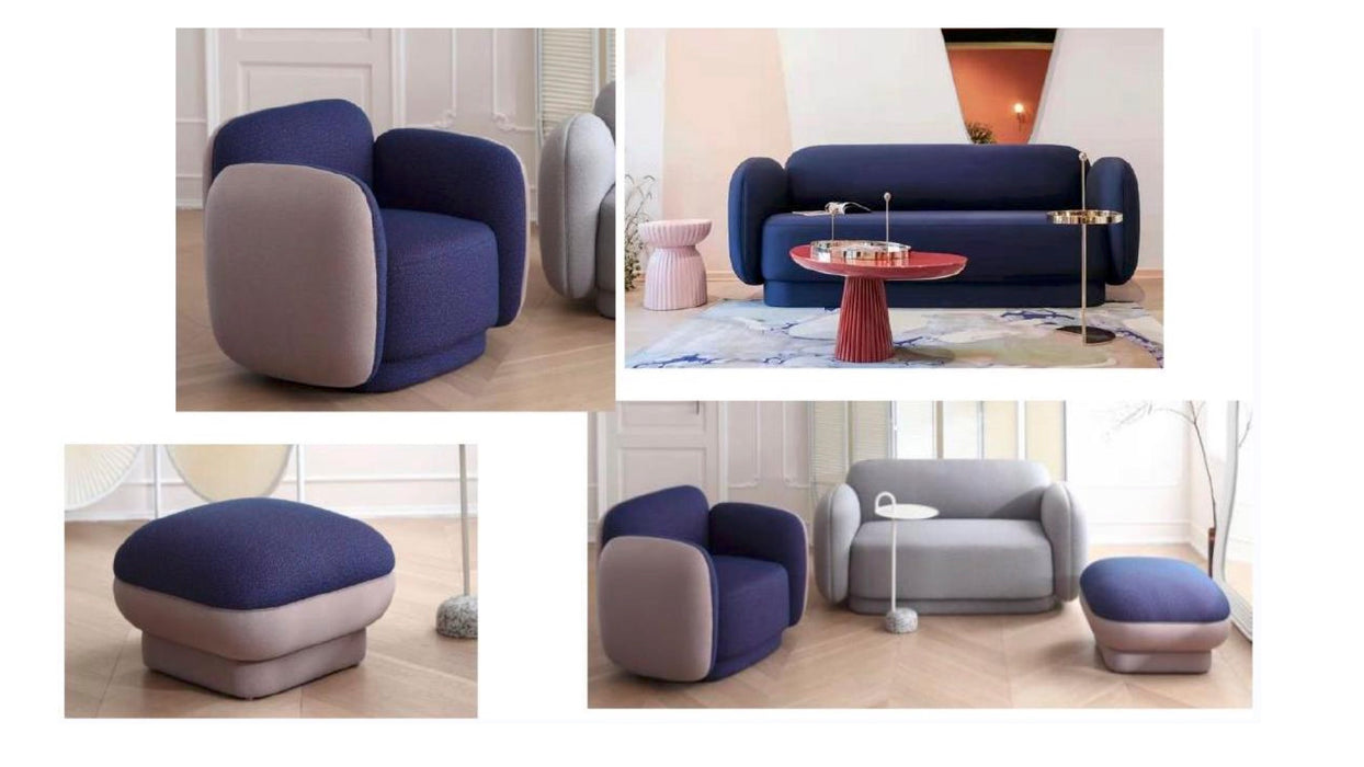 1-2 Seater Contemporary Designer Couches for Living Room Furniture Loveseat Sofa Fabric Velvet Italian Sofa