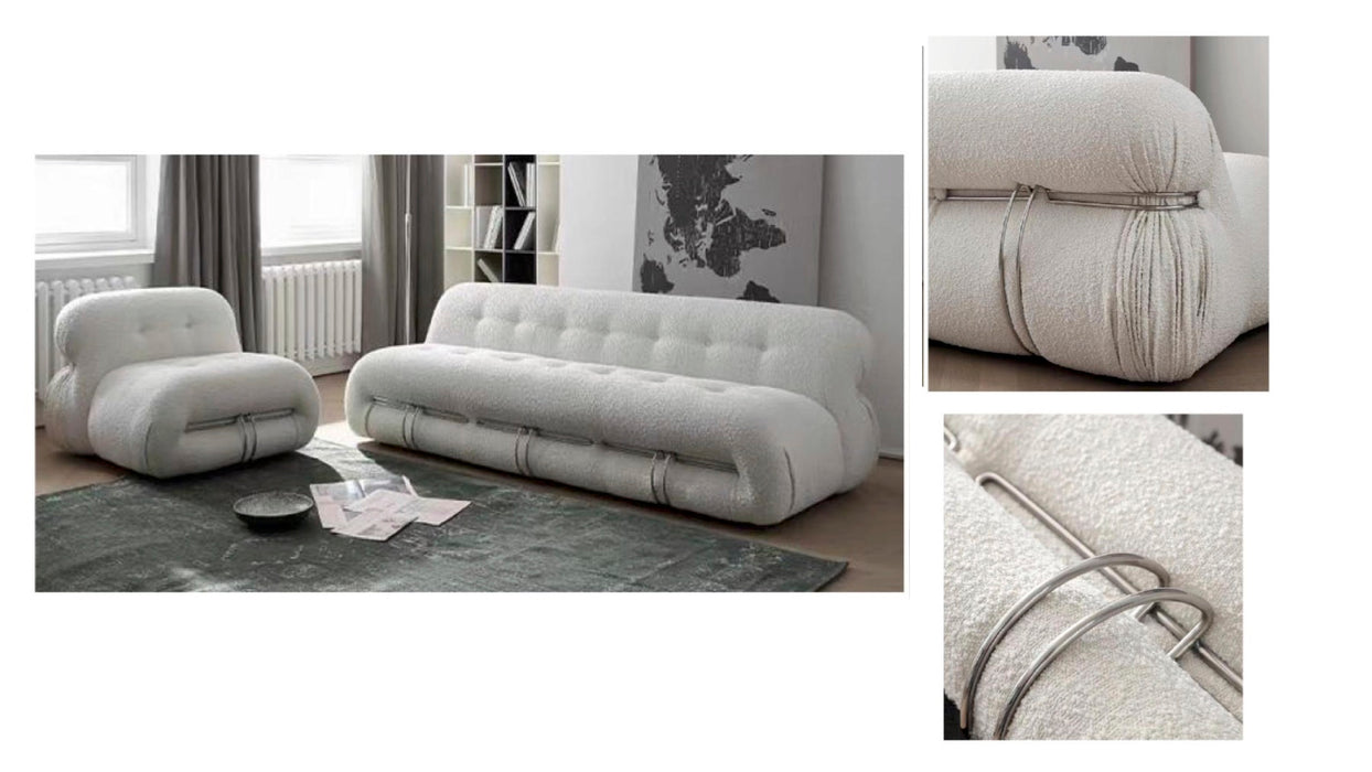 Cozza Fabric Sofa|arch wood|high resilience density foam|Upholstery Material: fabric