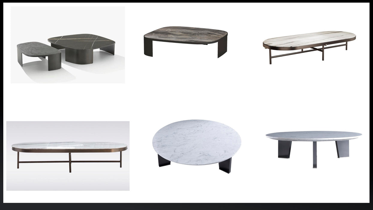 Multifunctional Modern Marble Top Coffee Table Luxury Round Wood Living Room Furniture Tea Table Coffee Tables Refrigerator