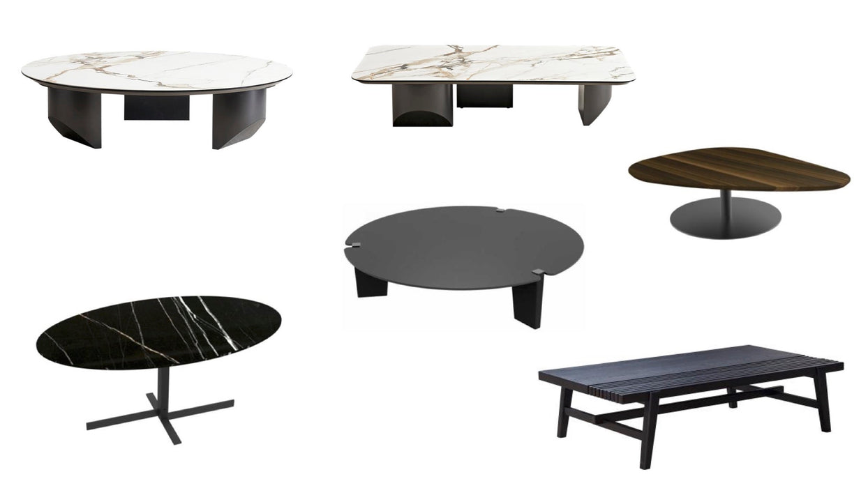 A15 Italian Living Room Home Natural Marble Luxury Stone round Tea Table Modern