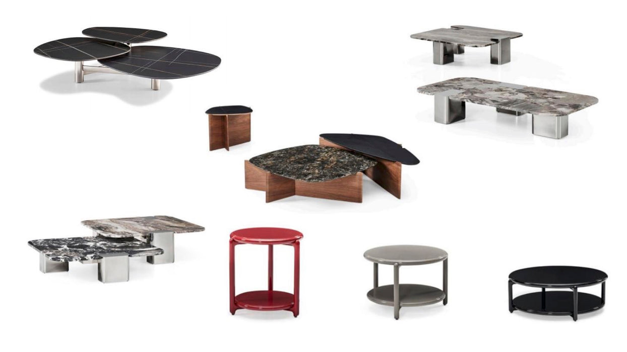 Foshan Manufacturer Living Room Furniture Sets Metal Center Tables Modern Luxury Coffee Table