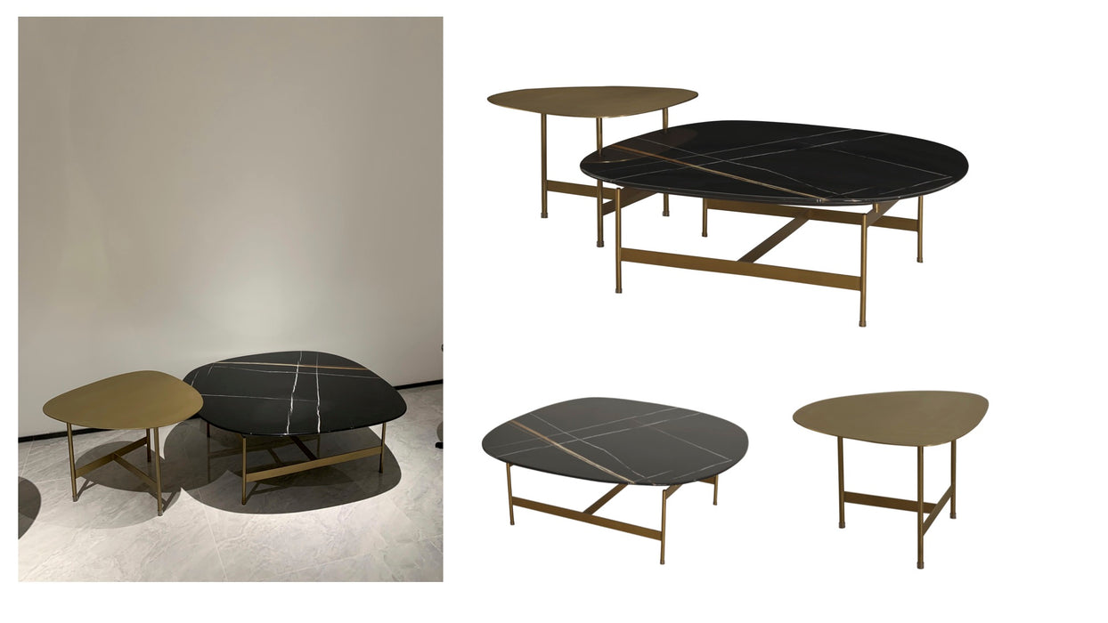 Living room coffee table luxury marble tea table