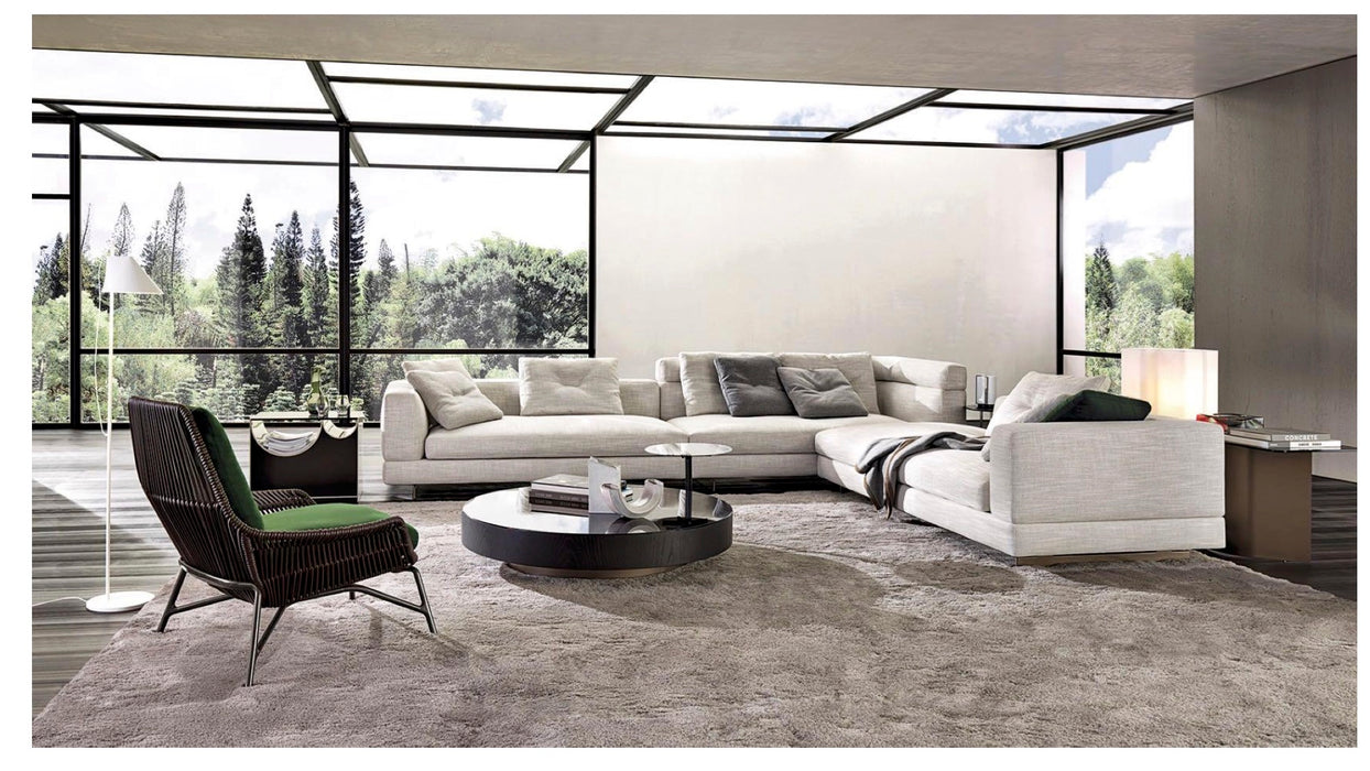 Sectional Sofa Divano Alexander Minotti Valentini Alexander Sofa