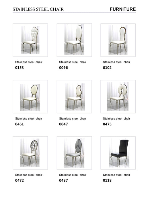 Stainless steel chair