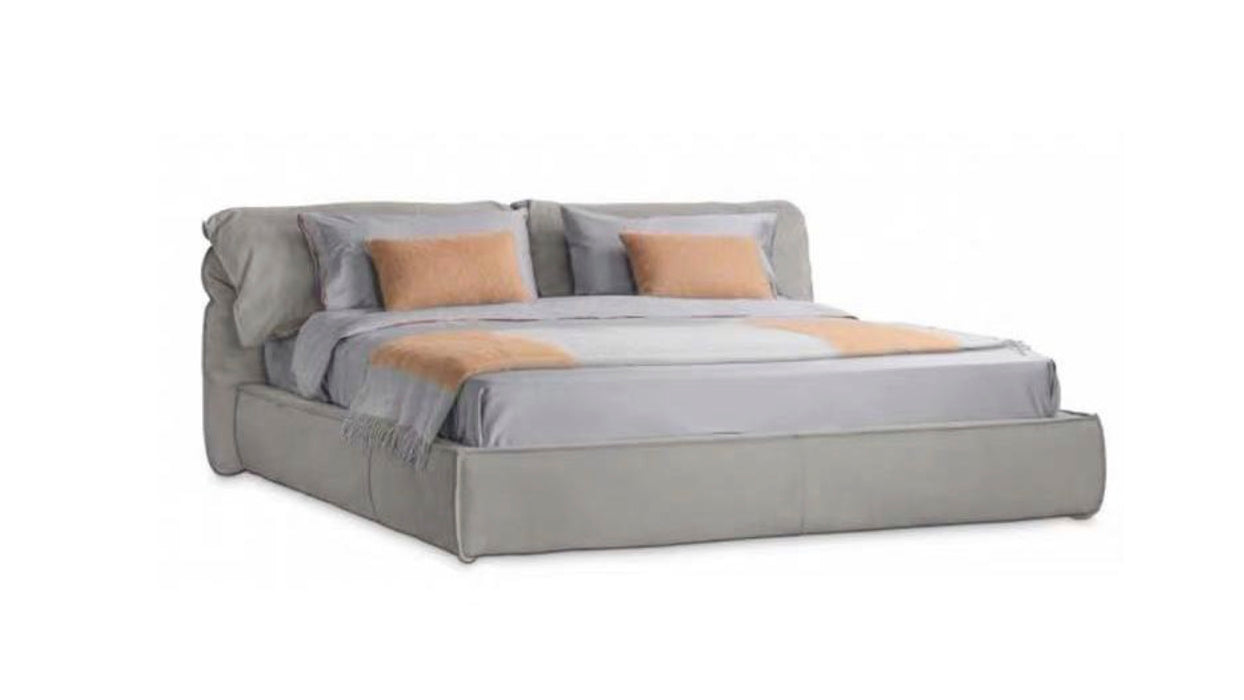 Plush Down Bed with Built-in Mattress-Bedroom Furniture-Bedroom Bed-Chinese Furniture