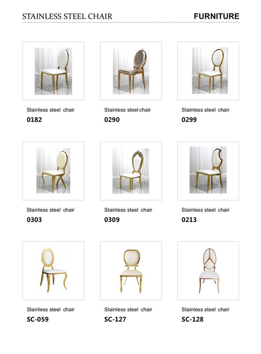 Stainless steel chair
