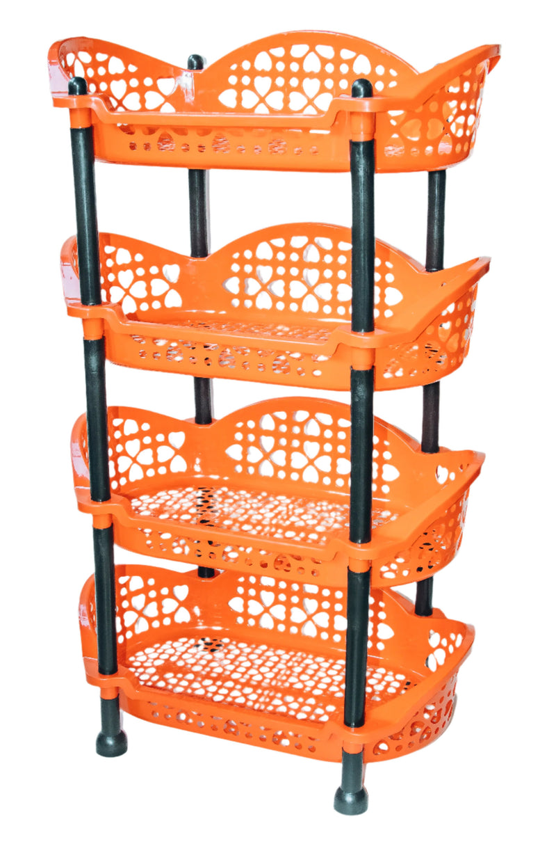 Golden Falcon Plastic Kitchen Rack, 4 Shelves