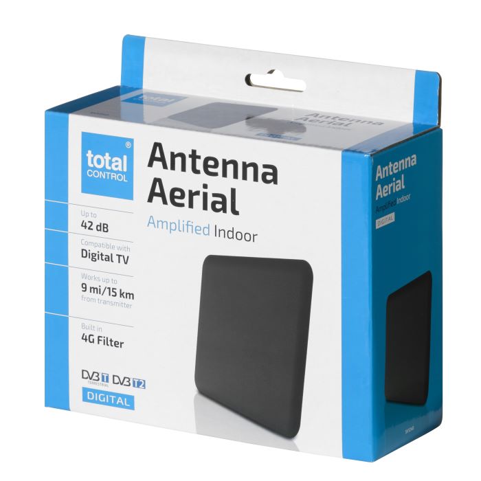 Antenne TV intérieure amplifiée One For All Total Control - Noir | SV1240